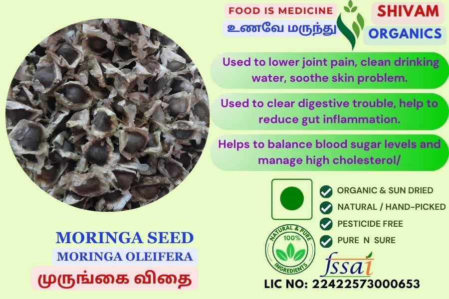 Moringa Seed | Moringa Oleifera | Drumstick Seed | DRY SEED | 100gm Moringa Seed | Moringa Oleifera | Drumstick Seed | DRY SEED | 100gm